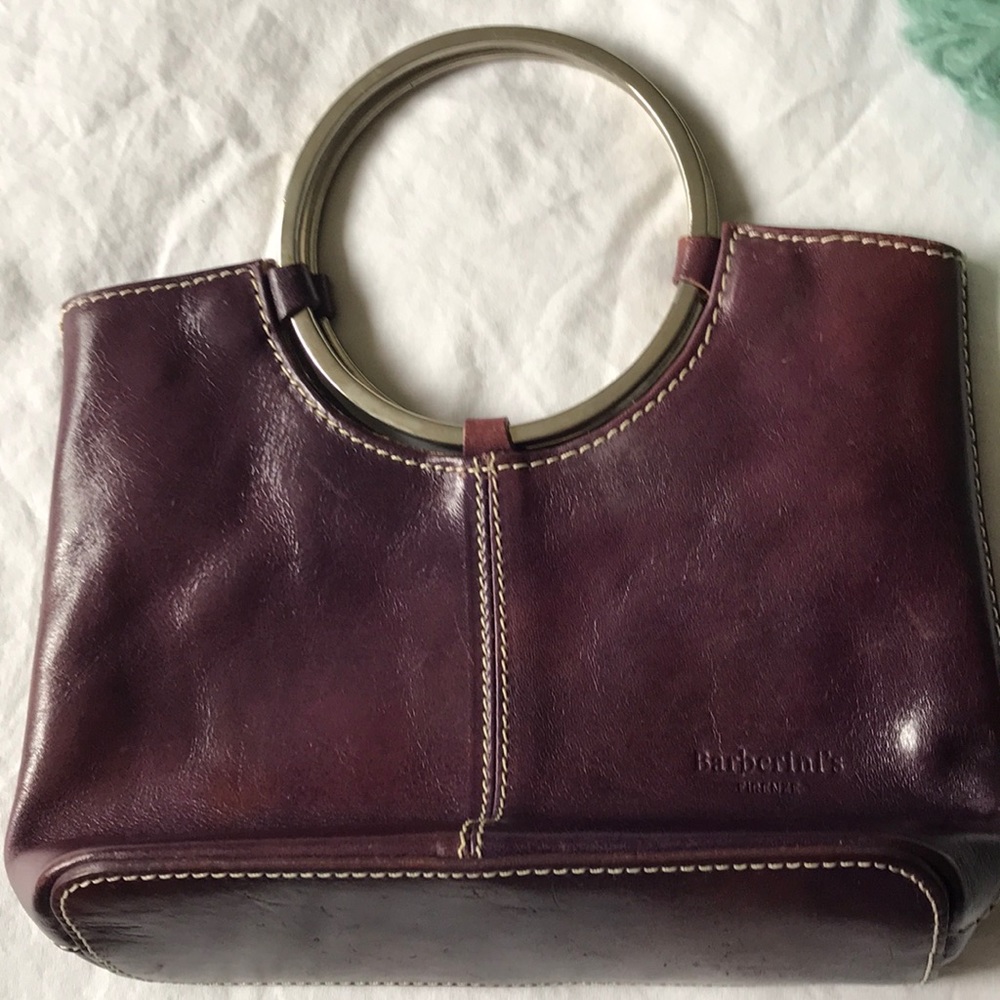 Purple handbag